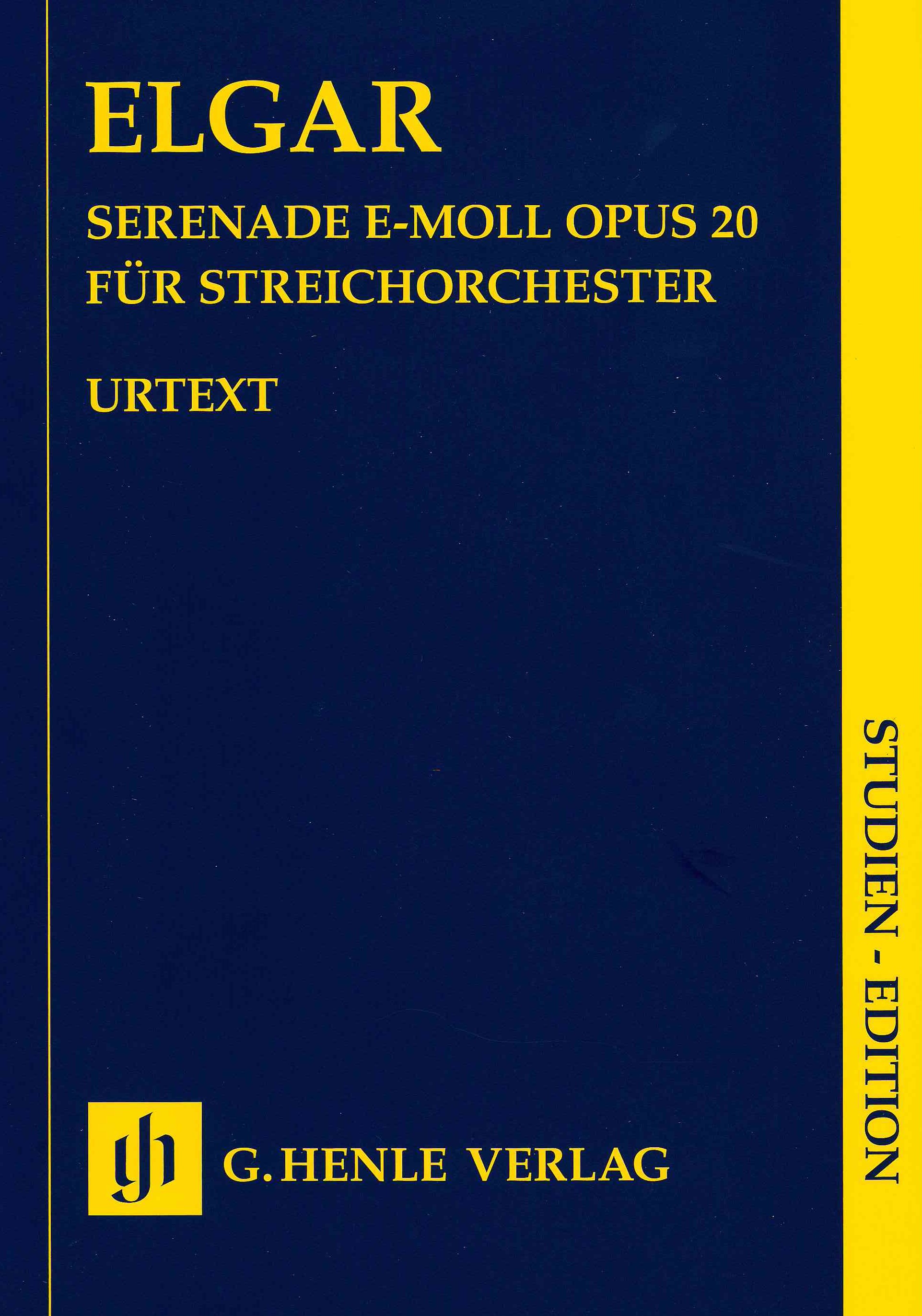 Serenade E-Moll, Op. 20 : Für Streichorchester / edited by Rupert Marshall-Luck.