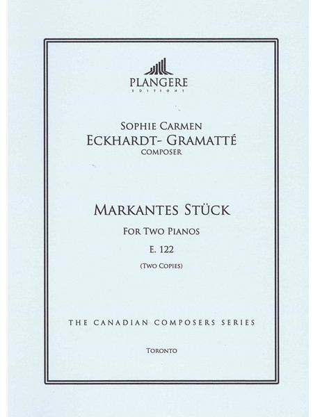 Markantes Stuck, E 122 : For Two Pianos / edited by Brian McDonagh.