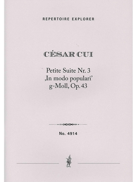 Petite Suite Nr. 3 (In Modo Populari) G-Moll, Op. 43.