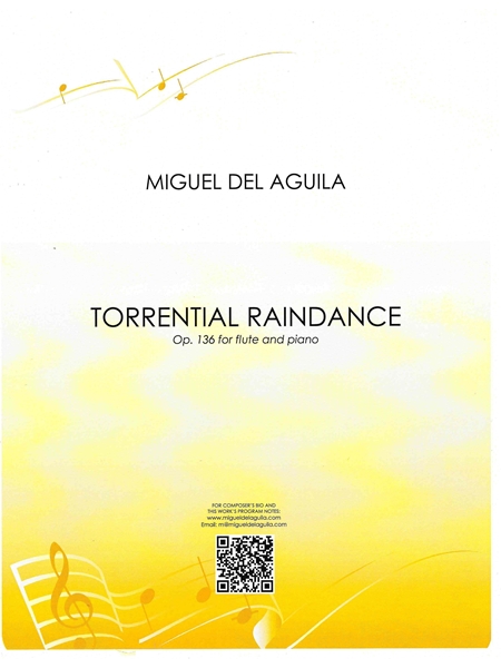 Torrential Raindance, Op. 136 : For Flute and Piano (2023).