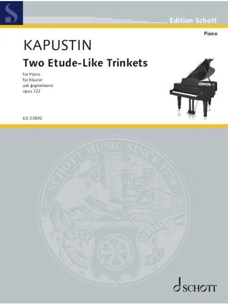 Two Etude-Like Trinkets, Op. 122 : For Piano (2004).