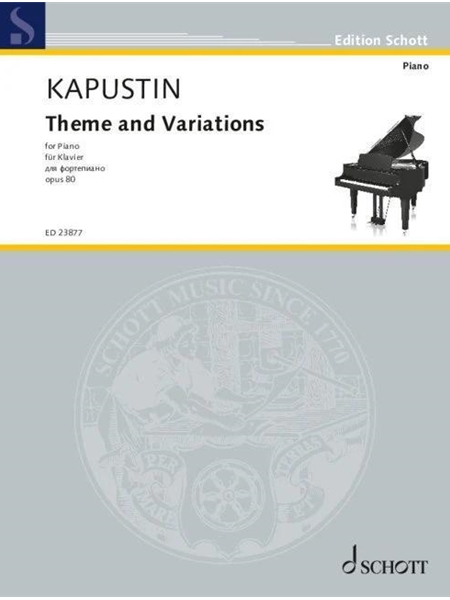 Theme and Variations, Op. 80 : For Piano (1996).