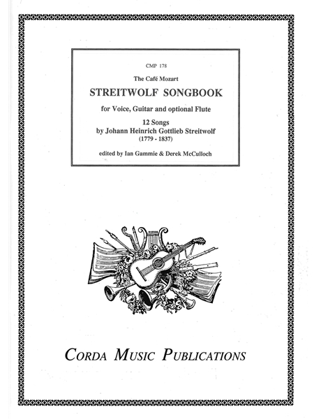 The Café Mozart Streitwolf Songbook : For Voice, Guitar & Optional Flute.