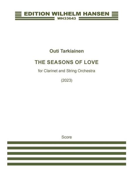 The Seasons of Love : For Clarinet and Orchestra (2023).