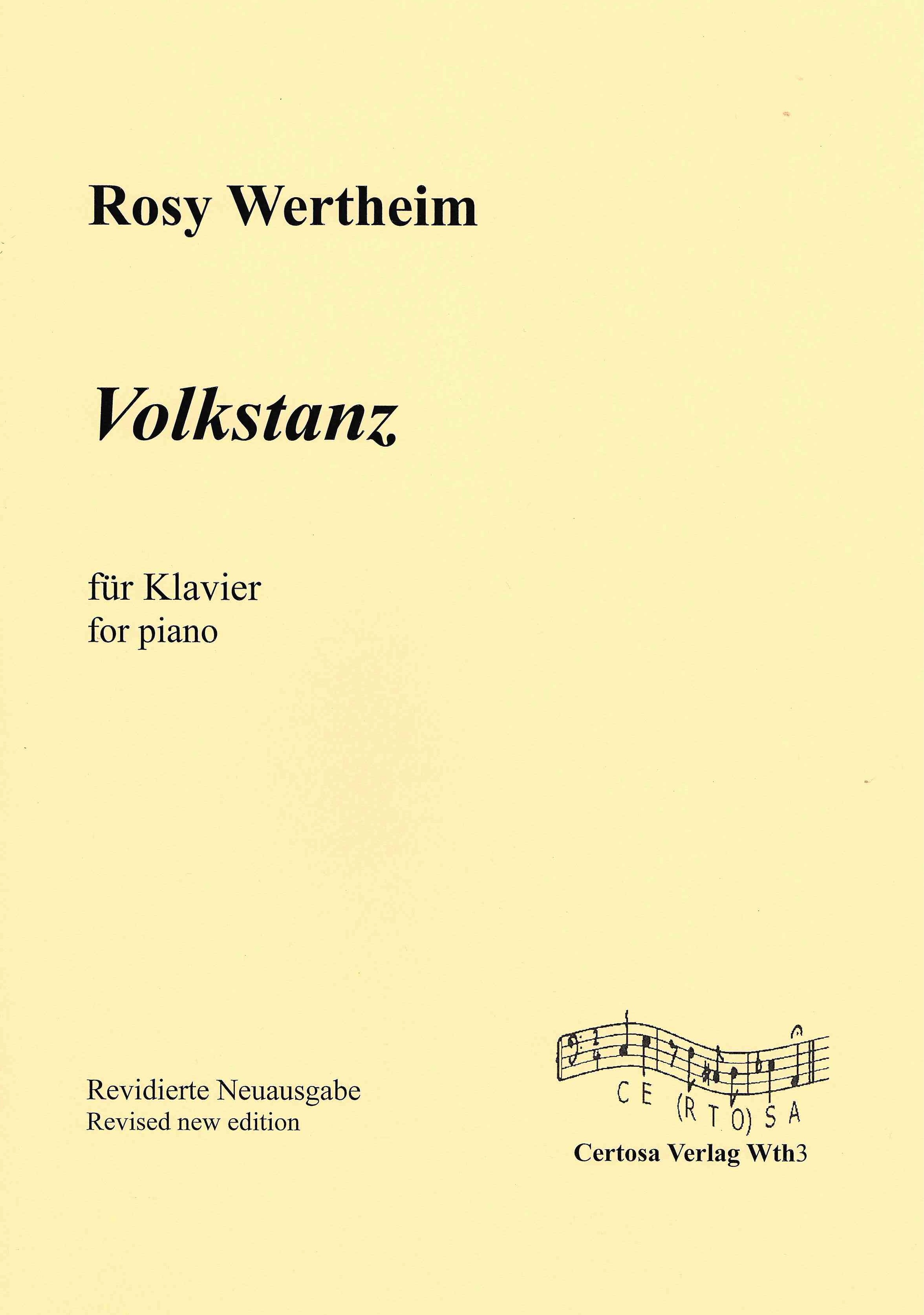 Volkstanz : Für Klavier / edited by Dieter Michael Backes.