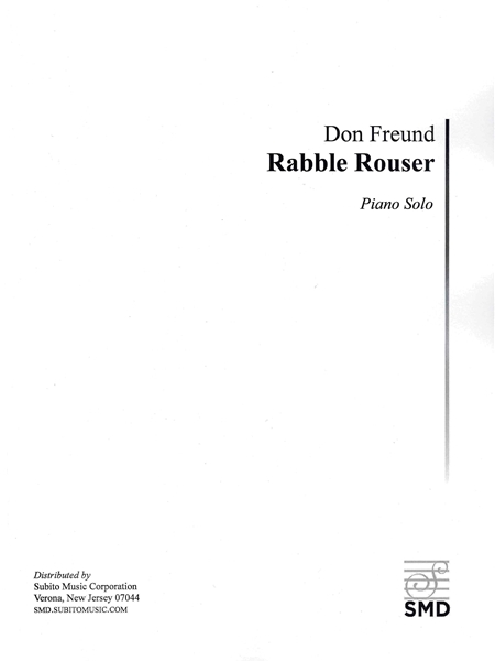 Rabble Rouser : For Piano.