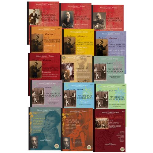 Miguel Llobet - Complete Collected Works For Guitar In 15 Volumes.