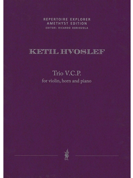 Trio V.C.P. : For Violin, Horn and Piano (2014-15).