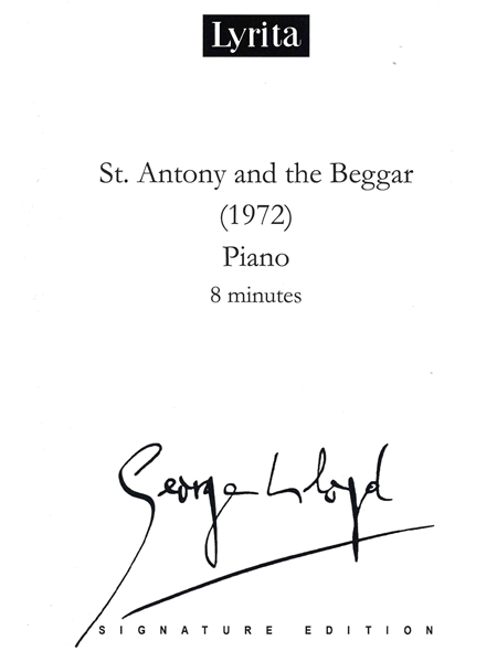 St. Antony & The Beggar : For Solo Piano (1972).