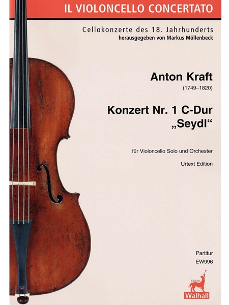 Konzert Nr. 1 C-Dur (Seydl) : Für Violoncello Solo, 2 Oboen, 2 Hörner, 2 Violinen, Viola und Basso.