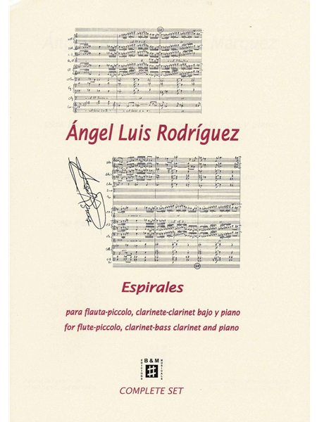 Espirales = Spirals : For Flute/Piccolo, Clarinet/Bass Clarinet and Piano (1997).