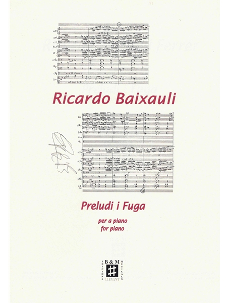 Preludi I Fuga : Per A Piano (1993).