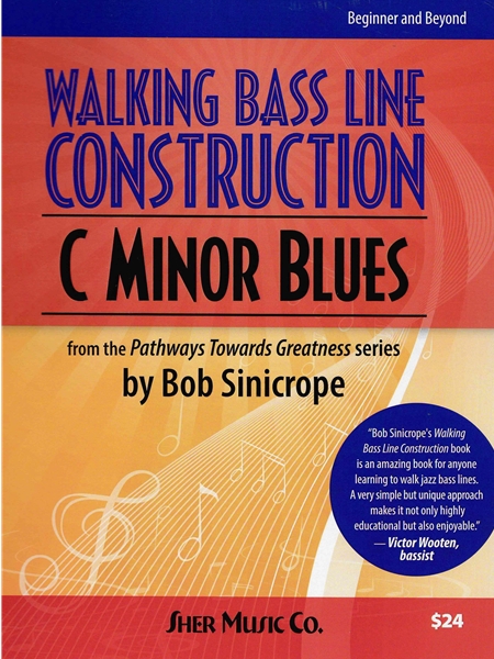 Walking Bass Line Construction : C Minor Blues.