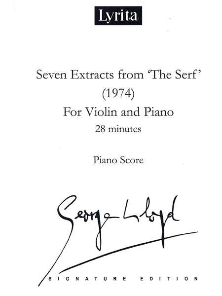 Seven Extracts From The Serf : For Violin and Piano (1974).