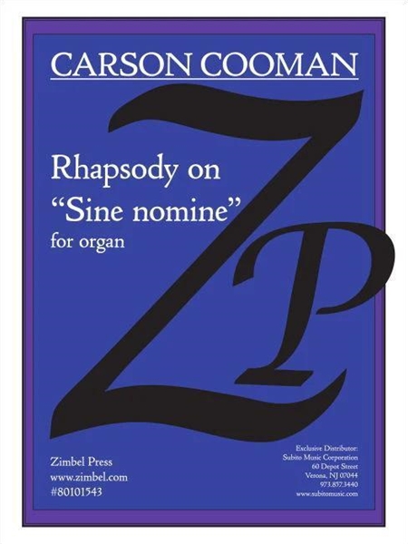 Rhapsody On Sine Nomine, Op. 1557 : For Organ.