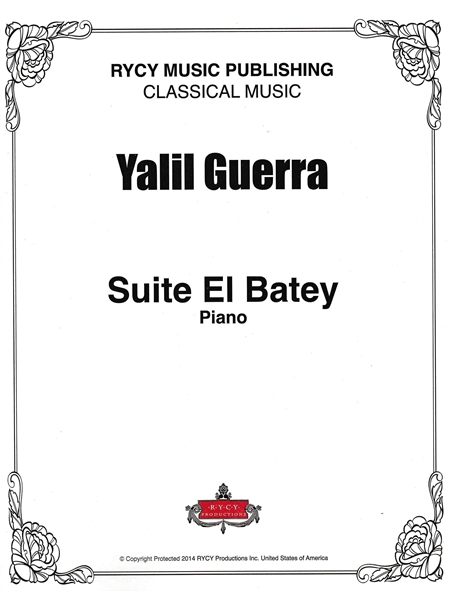 Suite El Batey : For Piano.