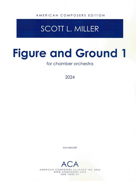 Figure and Ground 1 : For Chamber Orchestra (2024).