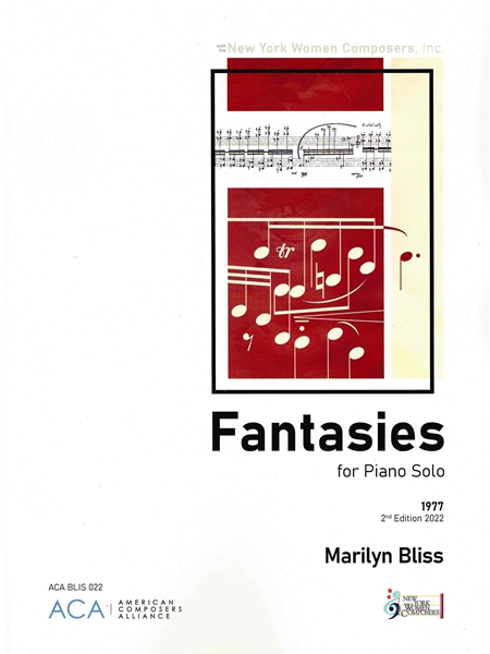 Fantasies : For Piano Solo (1977) - Second Edition 2022.