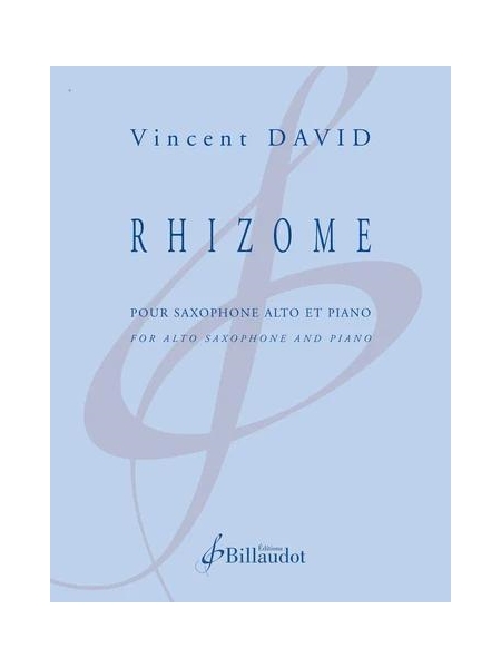 Rhizome : Pour Saxophone Alto et Piano.