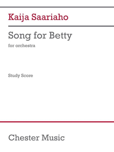 Song For Betty : For Orchestra (2001).