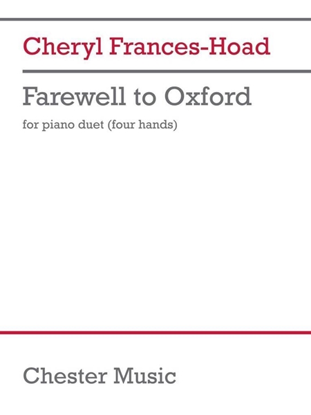 Farewell To Oxford : For Piano Duet (Four Hands) (2024).