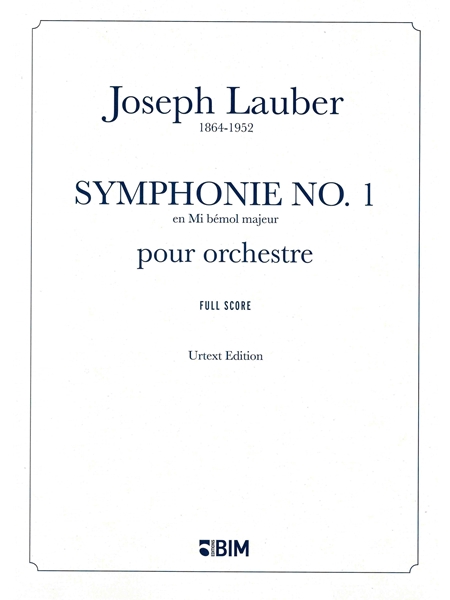 Symphonie No. 1 En Mi Bémol Majeur : Pour Orchestre.