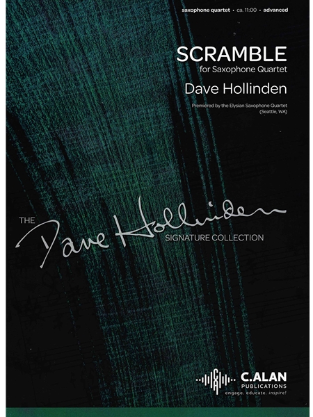 Scramble : For Saxophone Quartet (1995, Revised 2008).