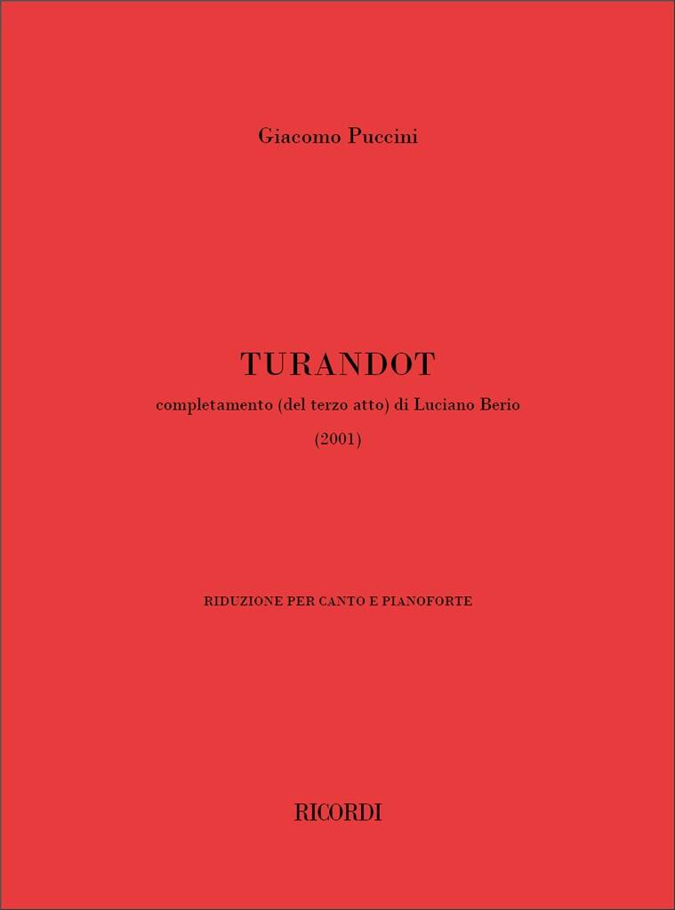 Turandot Act 3 / arr. by Luciano Berio.