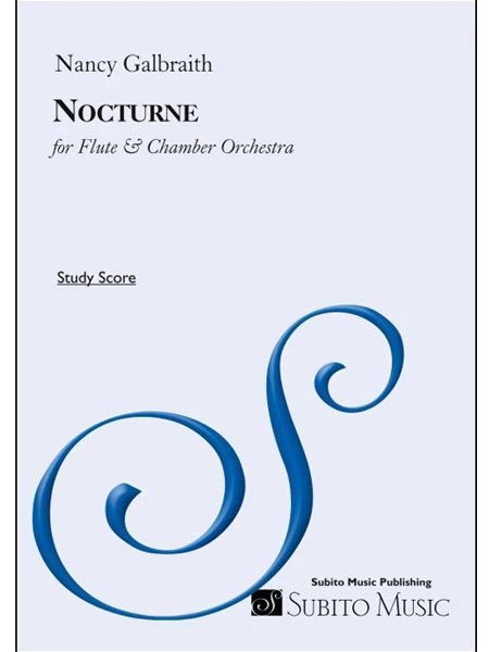 Nocturne : For Flute and Chamber Orchestra.