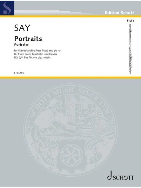 Portraits, Op. 101 : For Flute (Doubling Bass Flute) and Piano (2022).