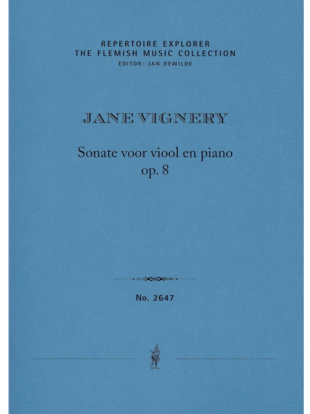 Sonata, Op. 8 : For Violin and Piano (1942-1943).