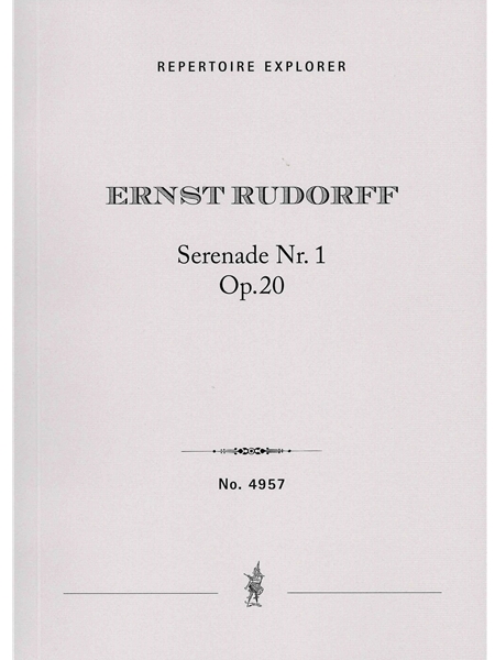 Serenade Nr. 1, Op. 20 : For Orchestra (1872).