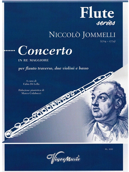 Concerto In Re Maggiore : Per Flauto Traverso, Due Violini E Basso / edited by Fabio Di Lella.