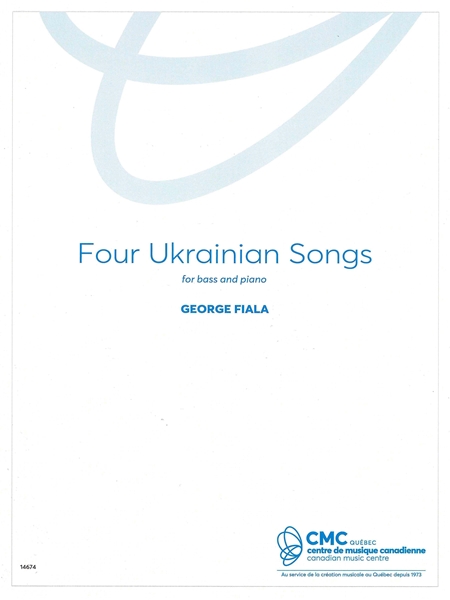 Four Ukrainian Songs : For Bass and Piano.