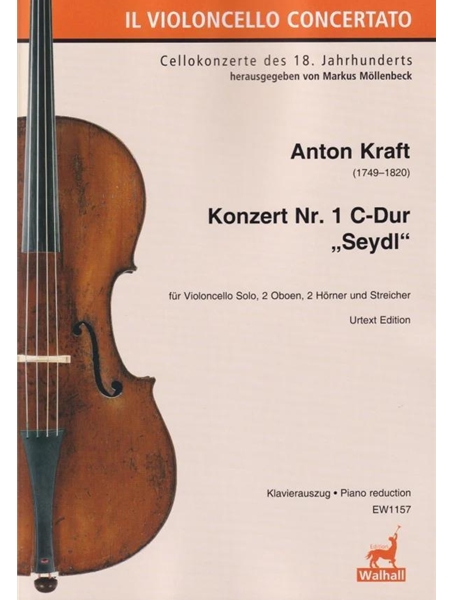 Konzert Nr. 1 C-Dur (Seydl) : Für Violoncello Solo und Orchester - Klavierauszug.