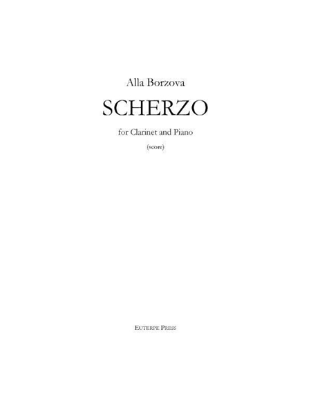 Scherzo : For Clarinet and Piano (1980).