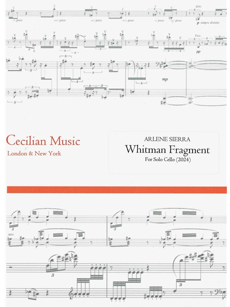 Whitman Fragment : For Solo Cello (2024).