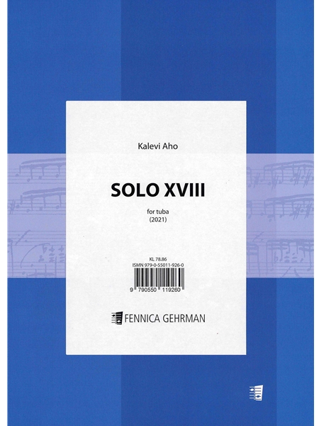 Solo XVIII : For Tuba (2021).