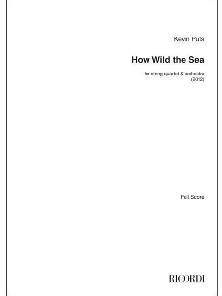 How Wild The Sea : For String Quartet and Orchestra (2012).