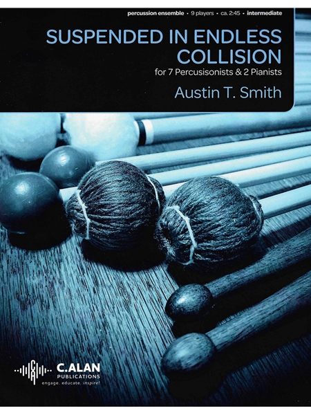 Suspended In Endless Collision : For 7 Percussionists and 2 Pianists.