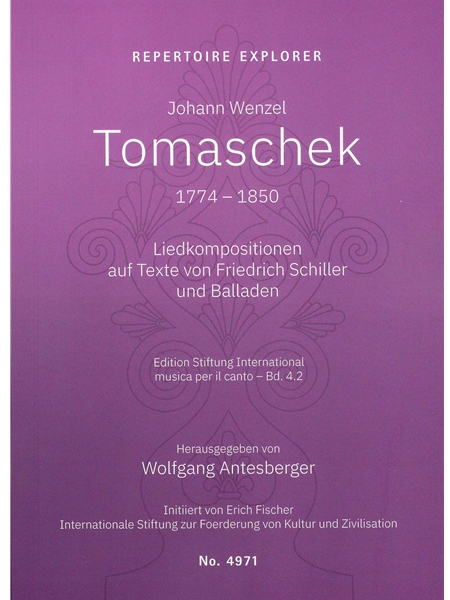 Liedkompositionen Auf Texte von Friedrich Schiller und Balladen / Ed. Wolfgang Antesberger.