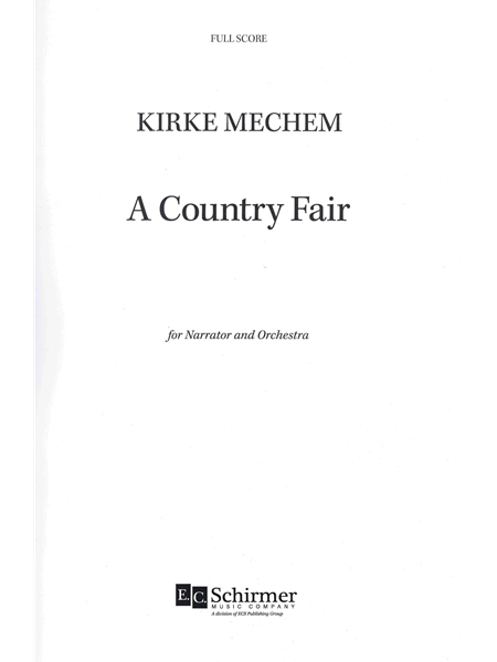 A Country Fair : For Narrator and Orchestra.