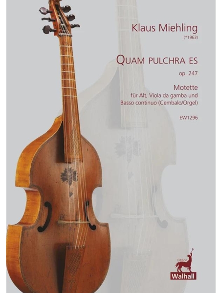 Quam Pulchra Es, Op. 247 : Motettte Für Alt, Viola Da Gamba and Basso (Cembalo/Orgel) (2015).