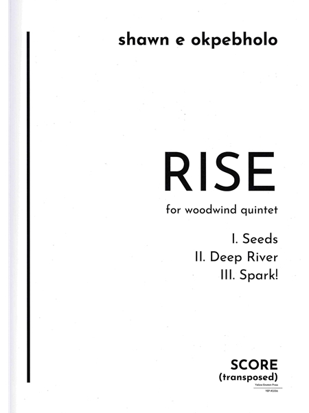 Rise : For Woodwind Quintet.