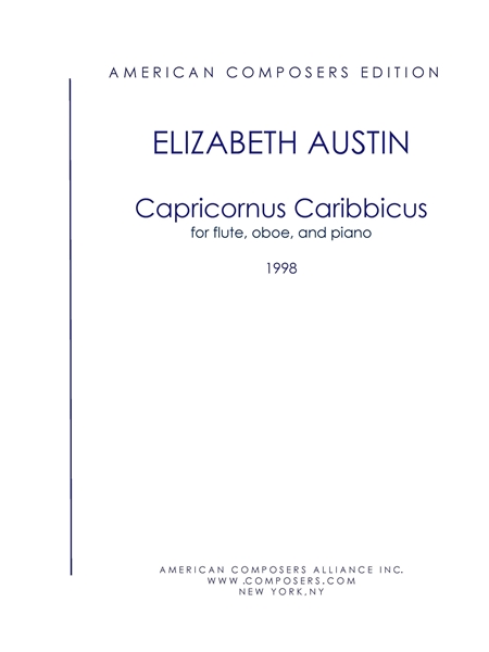 Capricornus Caribbicus : For Flute, Oboe and Piano (1998).