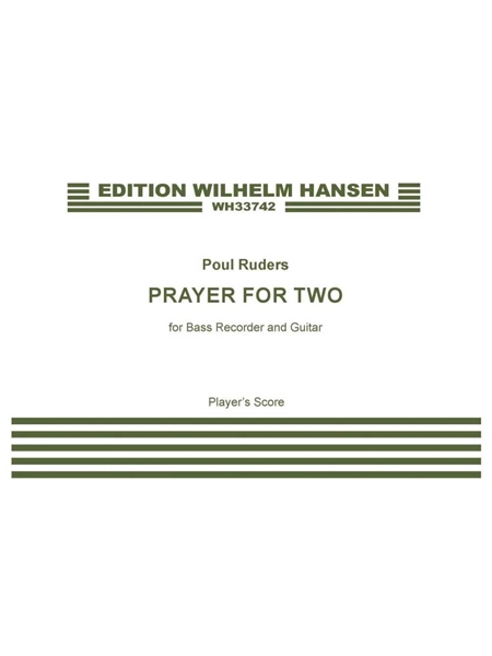 Prayer For Two : For Bass Recorder and Guitar (2023).