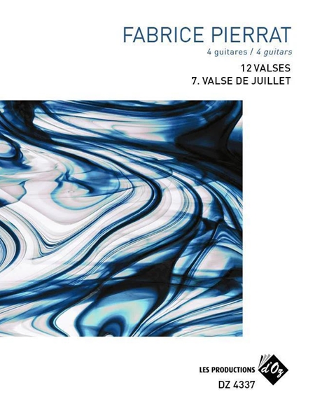 12 Valses - 7. Valse De Juillet : For 4 Guitars.