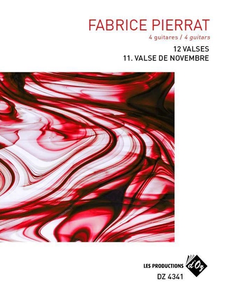 12 Valses - 11. Valse De Novembre : For 4 Guitars.