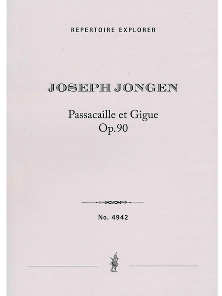 Passcaille et Gigue, Op. 90 : For Orchestra.