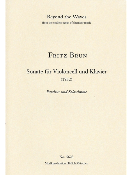 Sonate : Für Violoncell und Klavier (1952).